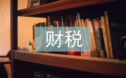 财税处理