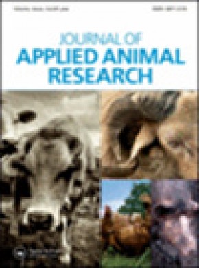 Journal Of Applied Animal Research杂志