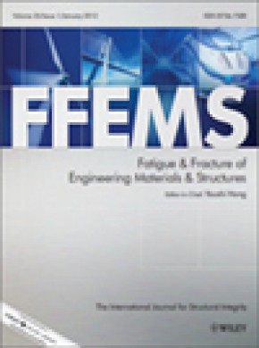 Fatigue & Fracture Of Engineering Materials & Structures杂志