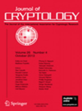 Journal Of Cryptology杂志