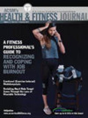 Acsms Health & Fitness Journal杂志