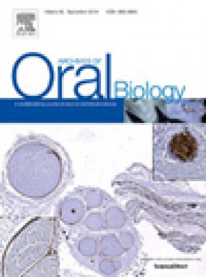Archives Of Oral Biology杂志