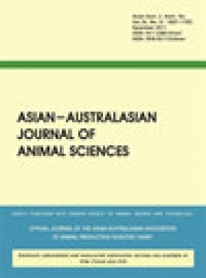 Asian-australasian Journal Of Animal Sciences杂志