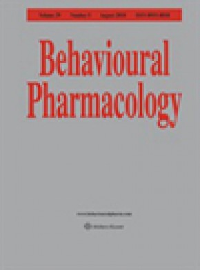 Behavioural Pharmacology杂志