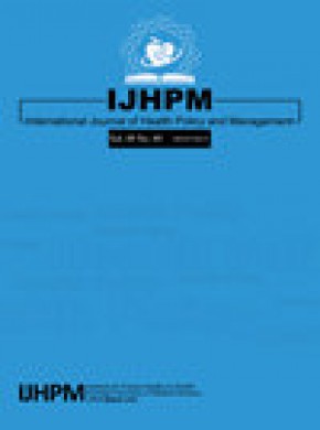 International Journal Of Health Policy And Management杂志