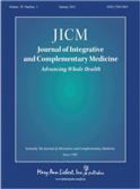 Journal Of Integrative And Complementary Medicine