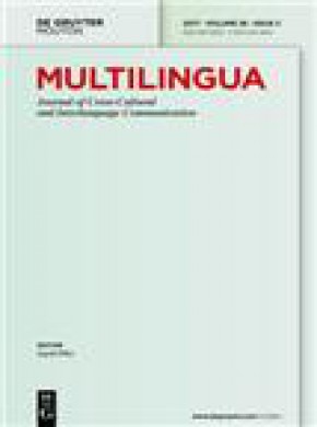 Multilingua-journal Of Cross-cultural And Interlanguage Communication杂志